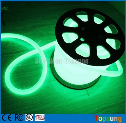 82 piedi bobina verde LED neon luce tubo flessibile rotondo 12v per la stanza