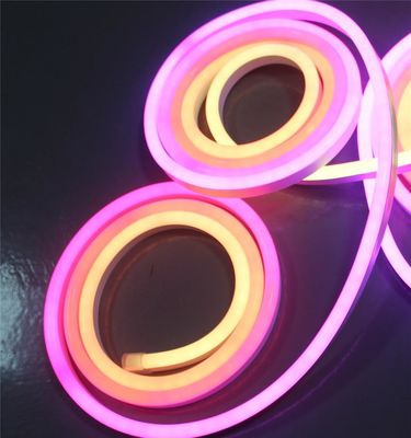 Topsung slim neon flexi 12v 10x20mm led rgb neon 90 gradi pieghevole all'indietro 5050 smd flex neon rgb roll controller