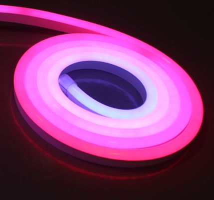 50m bobina Topsung Lighting LED neon striscia luce flessibile 24v rgb neon digitale 10x20mm pixel ultra sottile neonflex