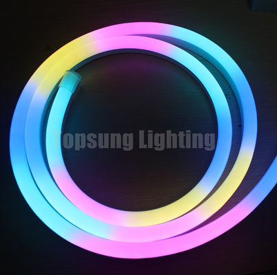 Incredibilmente Topsung Digital LED neo strisce 40mm larghe luci di Natale 24V pixel led neon bar dmx 512 flessibili strisce nen
