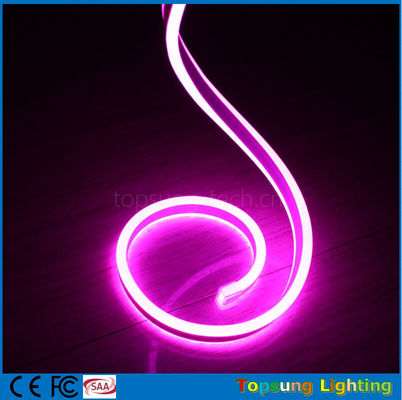 luce a strisce di neon flessibile a doppio lato a 240V a LED di colore rosa 8*17mm per uso esterno