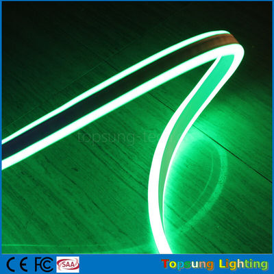 luce verde ad alta tensione a LED a due lati a neon flessibile da 120v luce da 8,5*17mm
