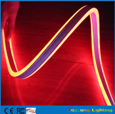 100m mini LED rosso 110V 8.5*18mm 4.5w LED doppio lato luce al neon flessibile