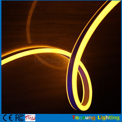 luci a néon a LED di colore giallo di dimensioni ridotte 8,5*18mm luci a néon a doppio lato