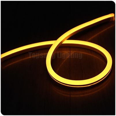 24v giallo popolare LED neon flex tube light PVC ultra sottile neon flexible rope lamp strip 11x18mm decorazione esterna