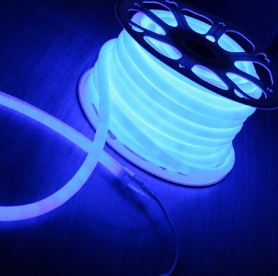 colore blu mini rotondo neon flex 360 gradi emettendo 12V SMD2835 luce di corda
