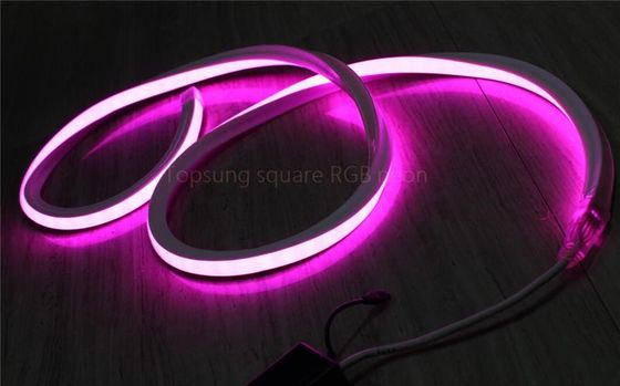 12v LED neon rope light fornitori RGB 5050 smd neon lampade a strisce quadrate flessibili 17x17mm forma quadrata IP68