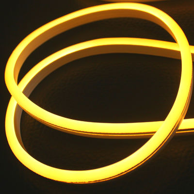 Super luminoso micro flessibile LED tubo di neon corda strisce di luce giallo 2835 smd illuminazione silicone neonflex 24v