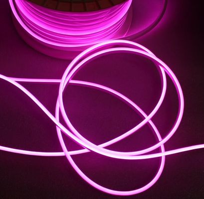 12V viola mini tubo di neon flessibile illuminazione 6*13mm 2835 smd per segnali logo