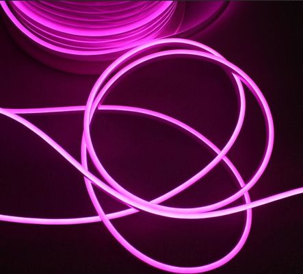 Pubblicità LED Neon Sign Mini Led Neon Flex Led Flessibile Neon Strip Light 12v rosa/viola