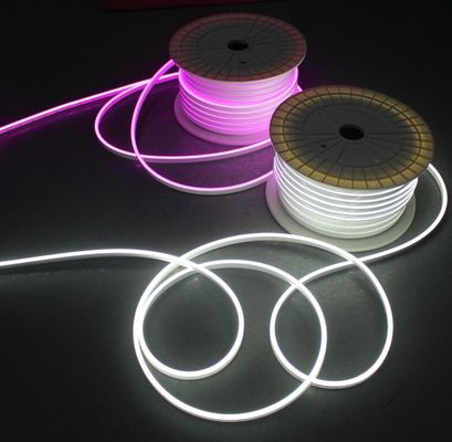 24v 6mm mini neon flessibile led strisce luci 2835 smd silicone rivestimento nastro bianco