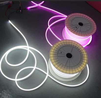 Prezzo diretto di fabbrica impermeabile all'aria aperta tubo di corda sottile 12V ultra sottile 6mm mini led neon flex