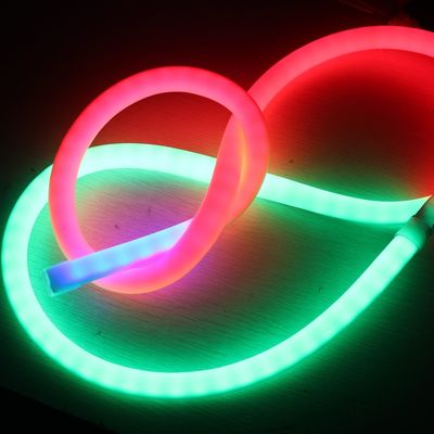 RGB LED luce a striscia cambia colore LED luce a corda al neon piccola luce notturna 360