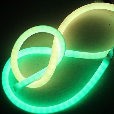 RGB LED luce a striscia cambia colore LED luce a corda al neon piccola luce notturna 360