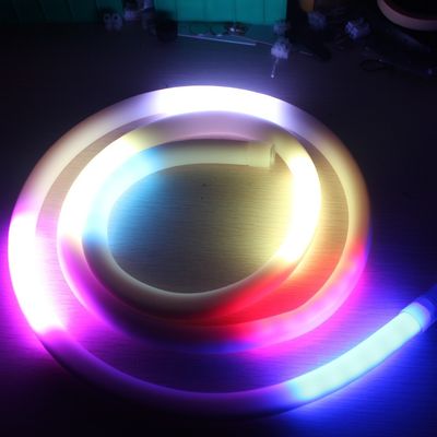 IP68 SMD5050 impermeabile PVC multicolore neon digitale RGB 12v Pixel Chasing LED Neon flex