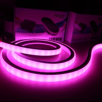 Luce digitale lampeggiante SMD LED 5050 RGB con IC Neon 12V 17x17mm quadrato luci neon-flex digitali