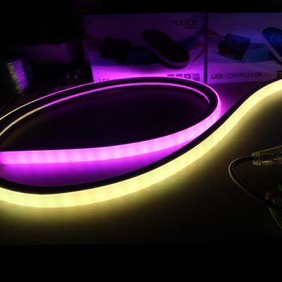 17x17mm quadrato digitale SMD5050 RGB Flex LED Neon Con Perfetto Effetto di Miscelazione dei Colori