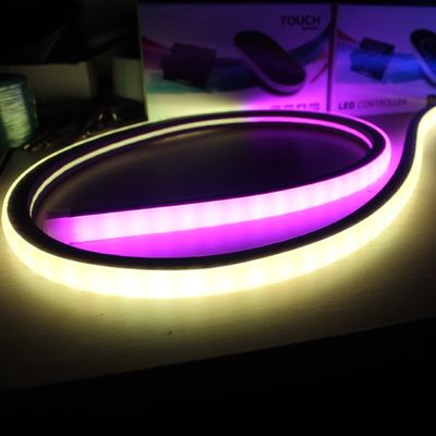 magico dmx LED tubo al neon sottile 17mm * 17mm quadrato neon-flex digitale 10 pixel/M rgb