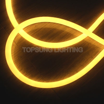 50m bobina Neo neon LED flessibile luce a strisce di neon 5050 impermeabile giallo ambra neon corda