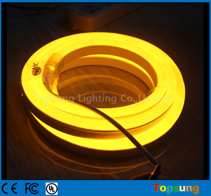 50m bobina Neo neon LED flessibile luce a strisce di neon 5050 impermeabile giallo ambra neon corda