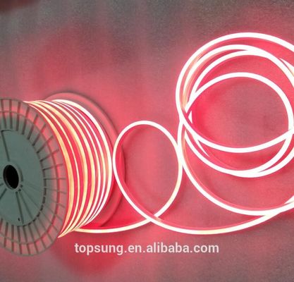 50m bobina rossa 12V LED Neon Light SMD 2835 120Leds/M 6X12mm Illuminazione flessibile impermeabile