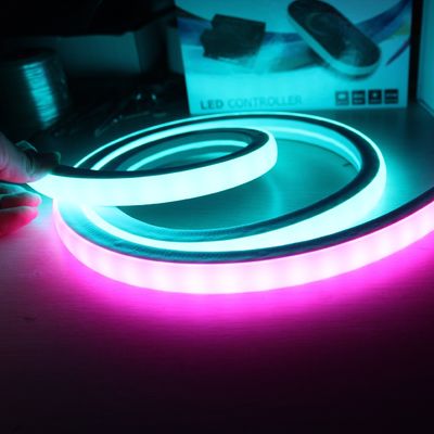 50m 24v silicone flessibile Super Bright SPI Mix Colori Ip68 rgbw Led Neon Flex neon digitale di inseguimento