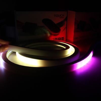 50m bobina 18x18mm quadrato flessibile personalizzato LED neon tube luci rgb neon cambiamento di colore