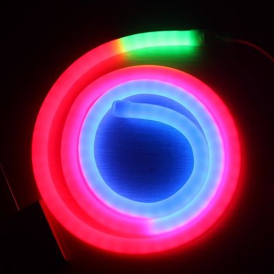 Full Color Changing Programmable DMX Led Flex Neon 360 LED luce neon sostituzione pixel tubo
