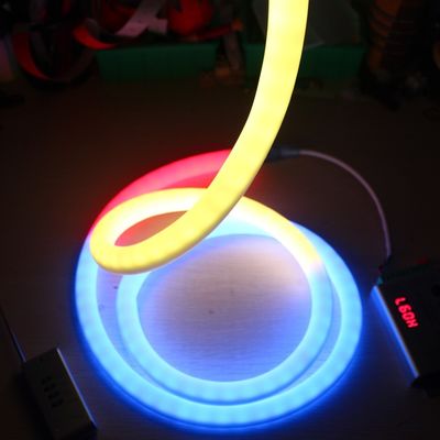 Incredibilmente rotondo a 360 gradi LED neon flessibile digitale dmx neon striscia luce dmx pixel neon corda