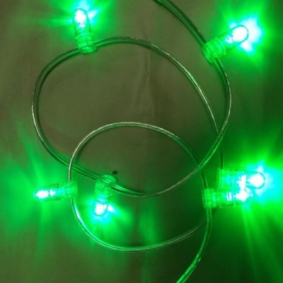 verde PVC cristallino filo DC 12V clip luce 1000leds fiaba luce stringa 100m/roll led lampade bud