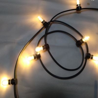 IP 65 cristallo PVC bianco caldo Wire DC 12V clip light/ 666leds stringhe di luce fatale 100m/roll led bud lights