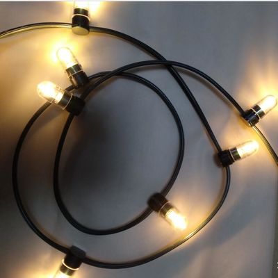 Acque resistenti 100m Connessione a fili di luce per le decorazioni di Natale 12v clip corde 666 led