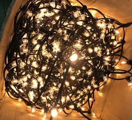 Acque resistenti 100m Connessione a fili di luce per le decorazioni di Natale 12v clip corde 666 led