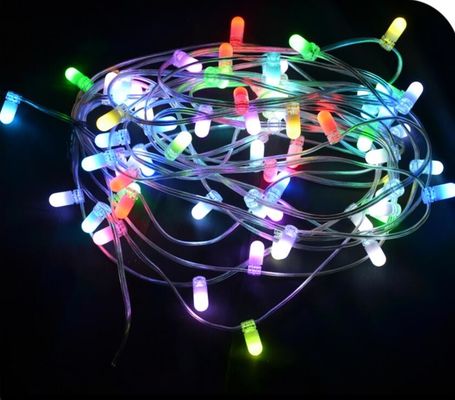Albero di Natale all'aria aperta Decorativo Luce String 100m 666leds cambia colore 12V LED Clip luci