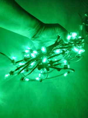Luci per alberi di Natale all'aperto Decorative String 100m 666leds 12V LED Clip Lights luci verdi