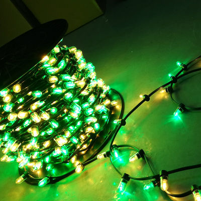 50m bobina 666 LED verde personalizzato + bianco 12V lampeggiante LED clip sulla luce per AU