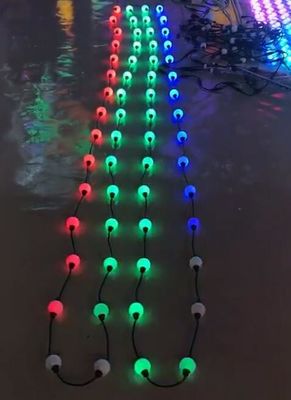 10 piedi luci per la decorazione delle vacanze LED luce di Natale palla 3D 50mm Dmx