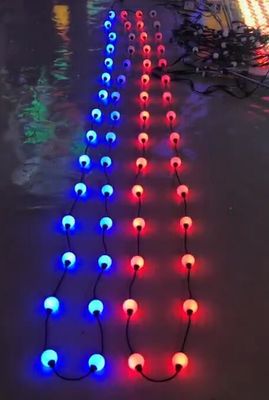 10 piedi luci per la decorazione delle vacanze LED luce di Natale palla 3D 50mm Dmx
