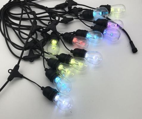 220V E27 Socket LED Fairy Socket String Lights 48 Ft Natale 15 lampadine